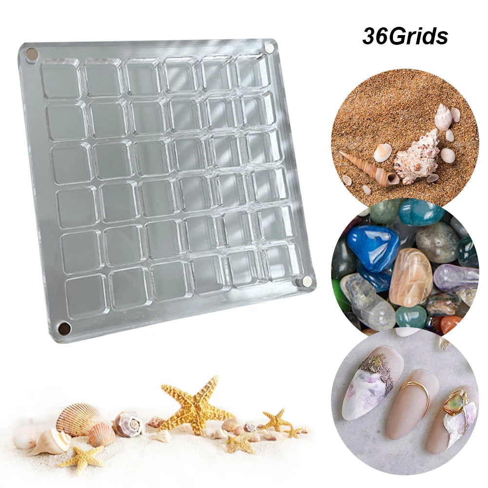 Acrylic Grid Organizer Box