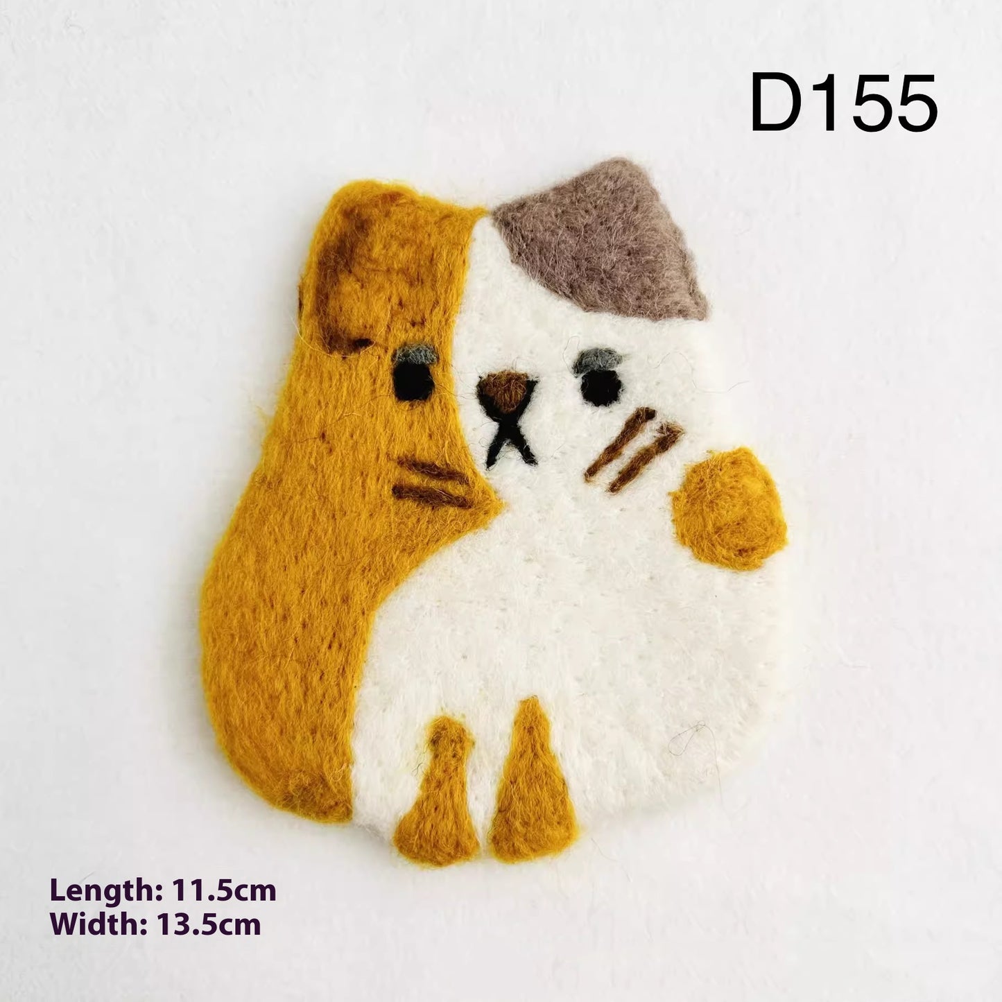 Handmade Wool Felt Animal Coaster / Placemat