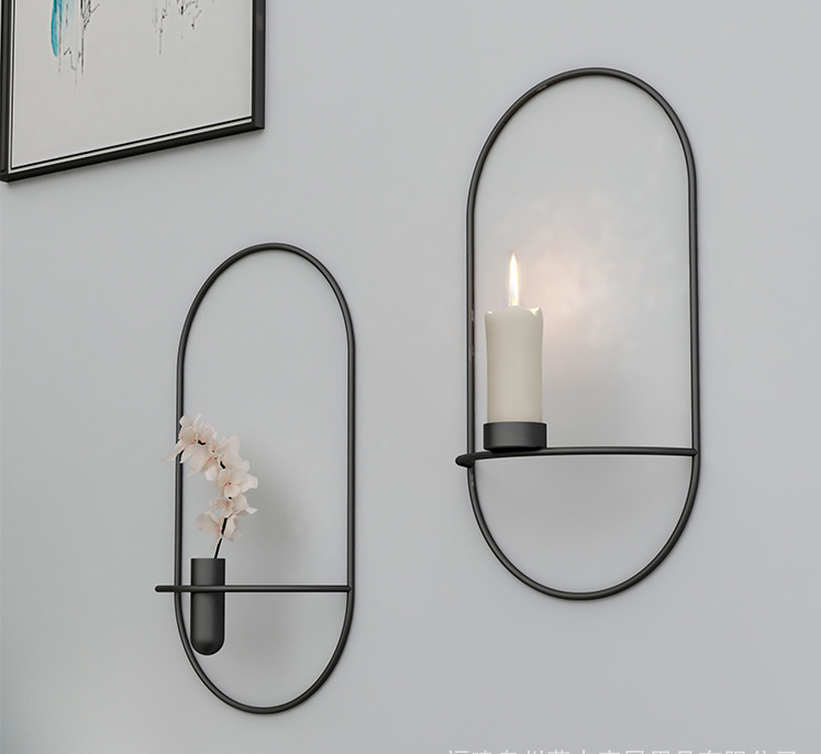 3D Geometric Metal Candle Holder