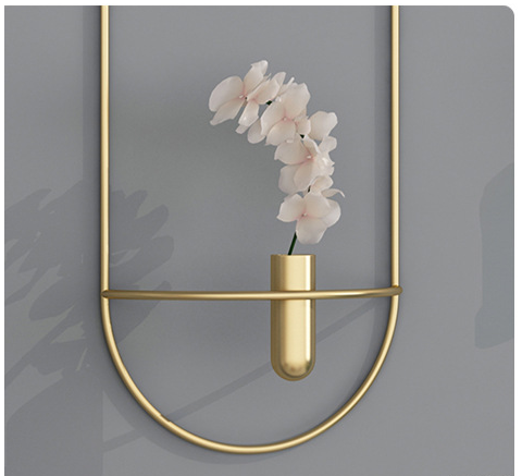 3D Geometric Metal Candle Holder