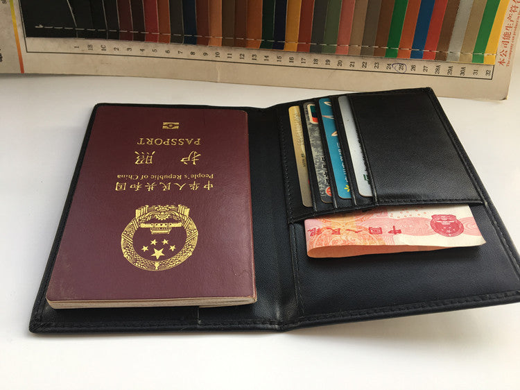RFID Antimagnetic Passport Holder, Leather