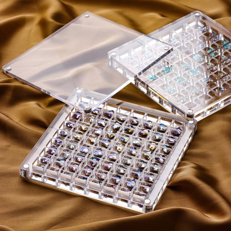 Acrylic Grid Organizer Box