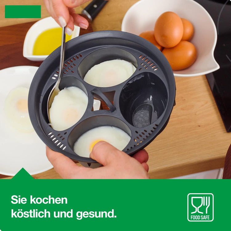 4-in-1 Egg Poacher / Steamer Tray