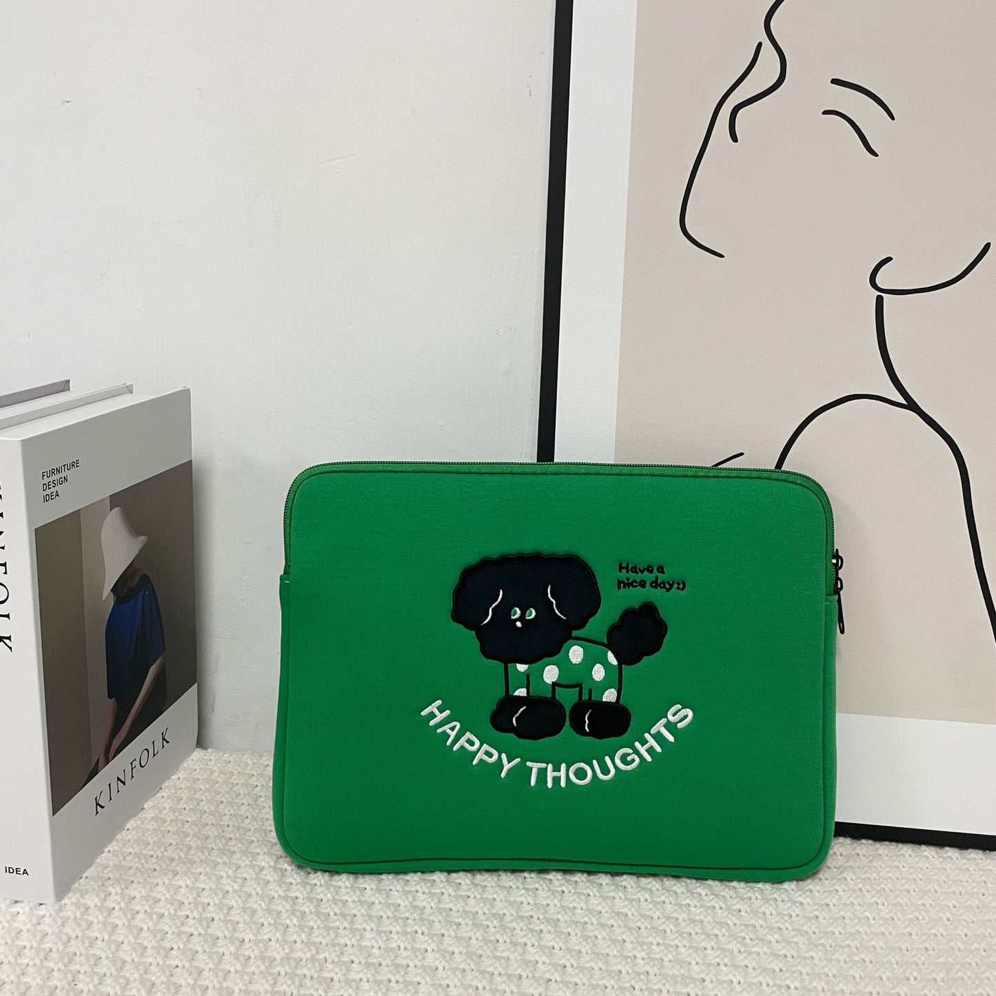 Embroidered Laptop Sleeve