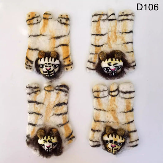 Handmade Wool Felt Animal Coaster / Placemat